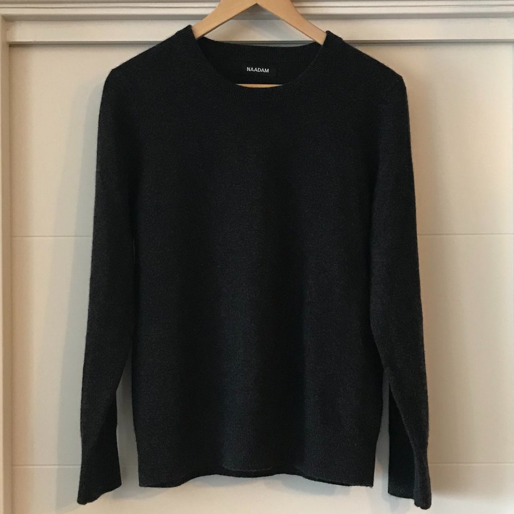 Nadaam Essential 100% Cashmere Sweater Dark Gray